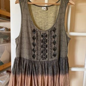 ANTHRO Akemi & Kin beaded swing tank